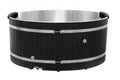 WG-018C 2-Person Black Cedar Cold Plunge Tub